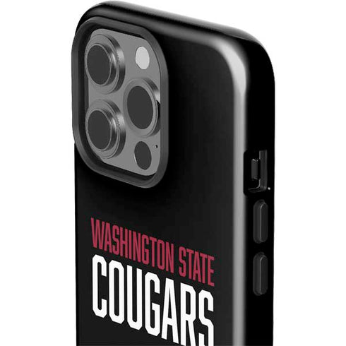 Washington State University Cougars iPhone 15 Pro Impact Case